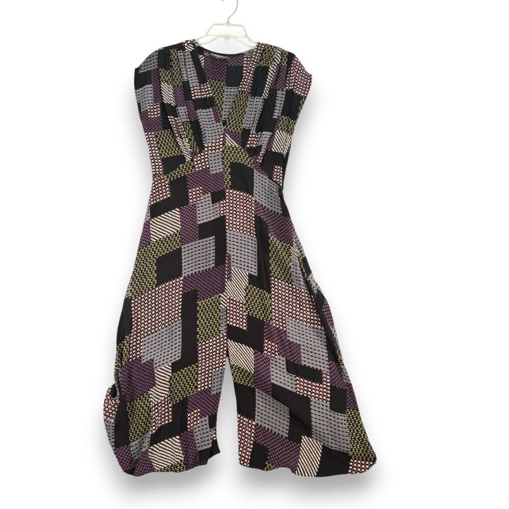 Yvonne LaFleur New Orleans | Patchwork Cottagecore Boho Rayon Dress | Sz M - Picture 8 of 8